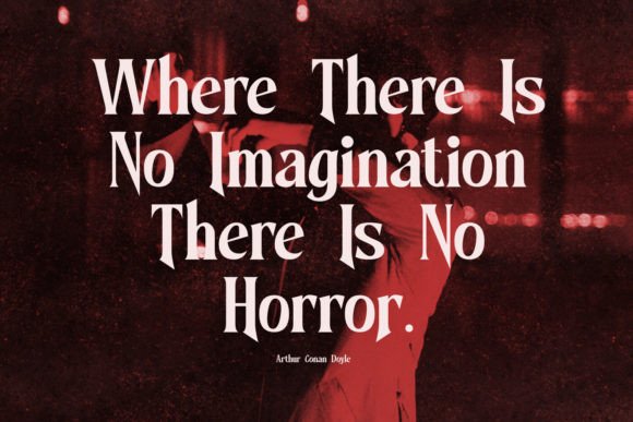 Horrifal Font PNG with transparent background - Preview 3