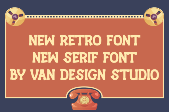 Retro Yank Font PNG with transparent background - Preview 2
