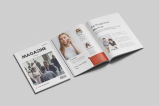 Realistic Magazine Mockup Graphic by bimockups · Creative Fabrica