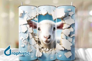 Sheep Crack Hole Art Background 30