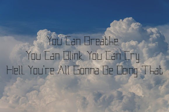 Dream Cloud Font PNG with transparent background - Preview 4