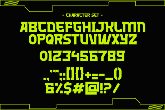 Finalized Font - Preview 3
