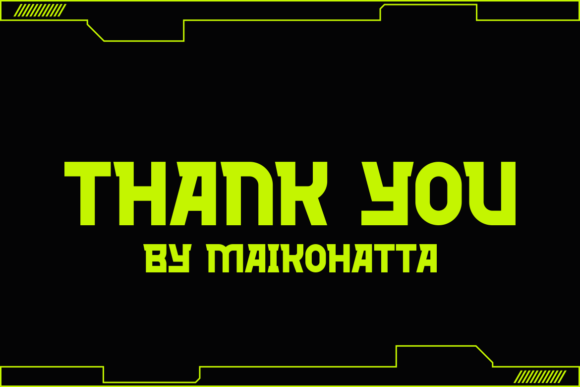 Finalized Font - Preview 4