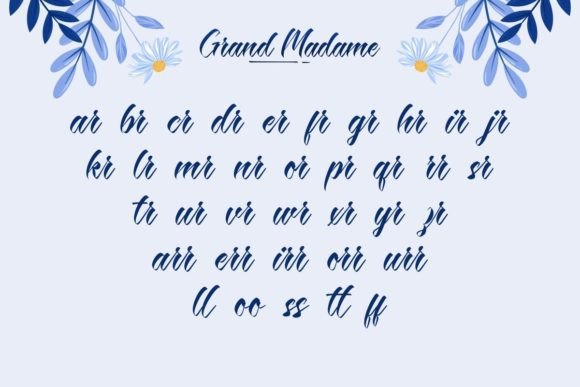 Grand Madame Font PNG with transparent background - Preview 5