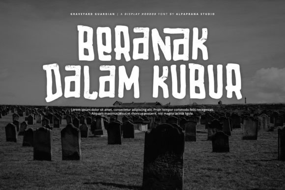 Graveyard Guardian Font - Preview 5