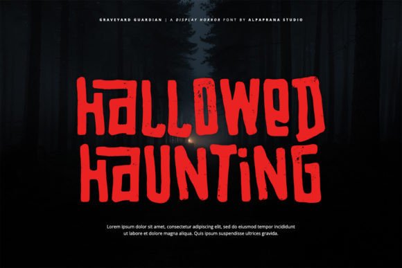Graveyard Guardian Font - Preview 6