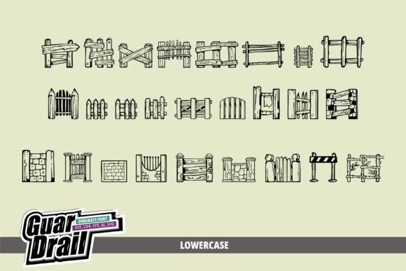Guardrail Font PNG with transparent background - Preview 2