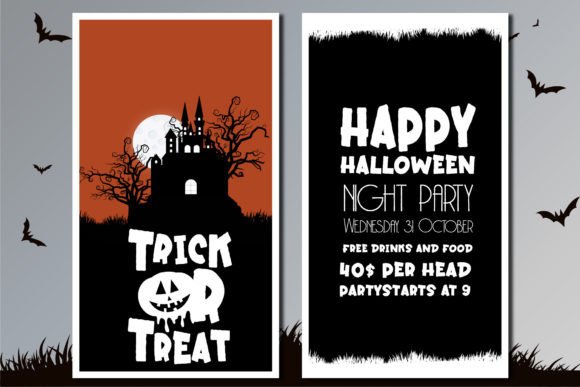 Horror Party Font PNG with transparent background - Preview 5