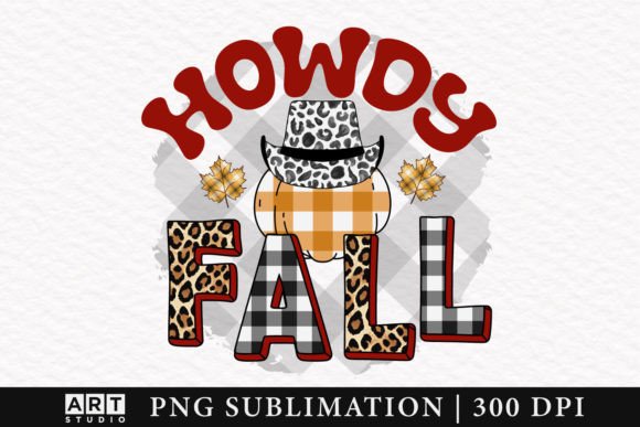 Preview of Howdy Fall PNG Sublimation | Fall PNG T-shirt, sticker, and sublimation design