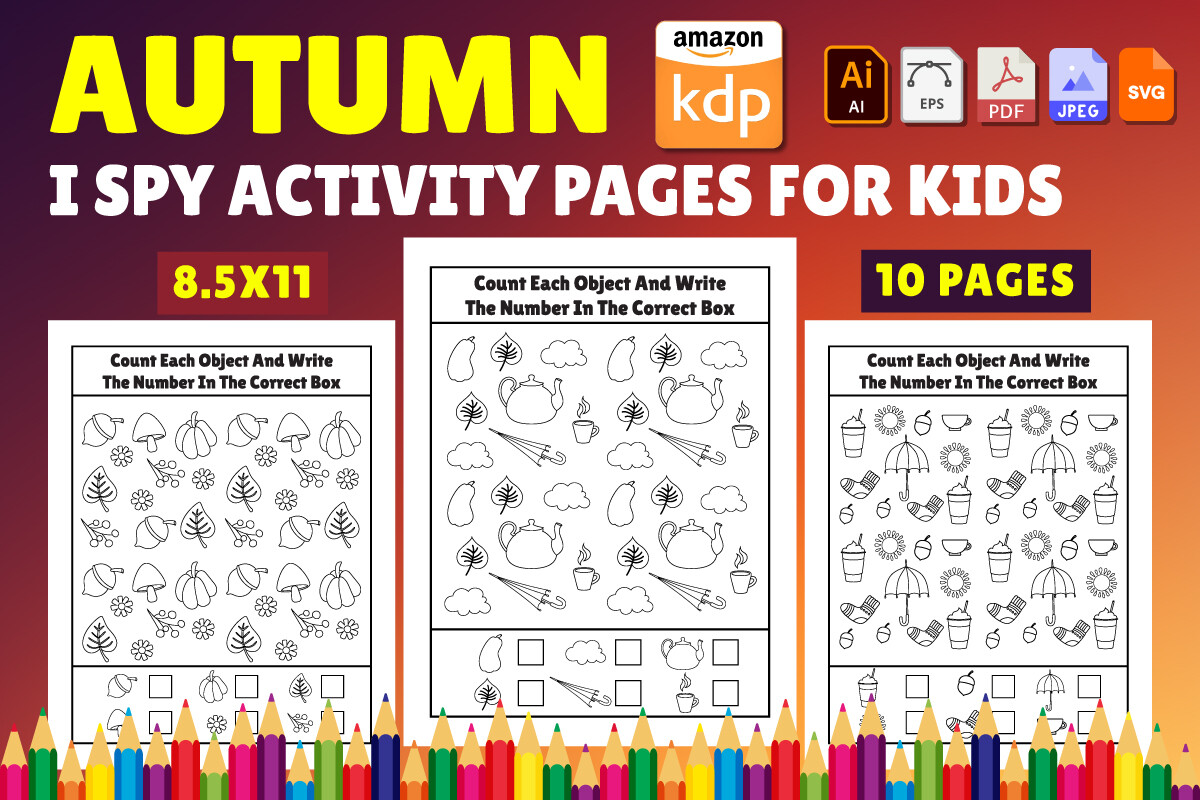 I Spy Autumn Activity Pages