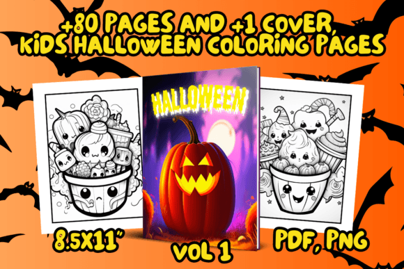 Kids Halloween Coloring Pages VOL-1