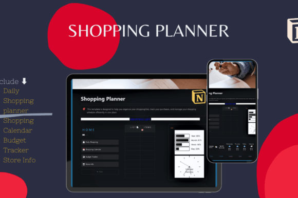 My Shopping Planner - Notion Template
