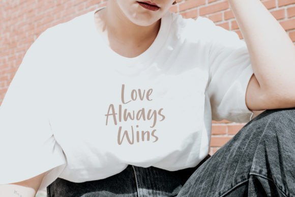 Rainbow Umbrella Font PNG with transparent background - Preview 2
