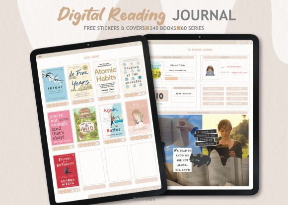 Digital Reading Journal Hyperlink PDF