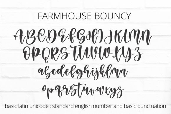 Farmhouse Bouncy Font - Preview 2