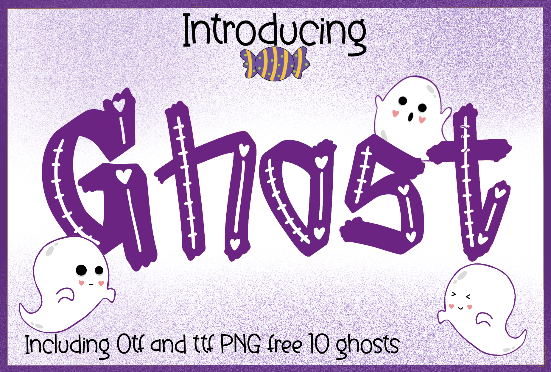 Ghost Font by Itme_digitalart · Creative Fabrica