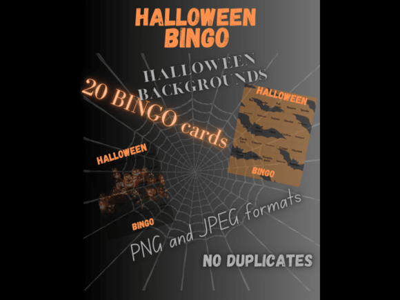 Halloween BINGO Cards