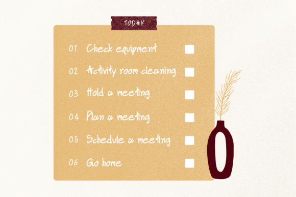 Memo Font PNG with transparent background - Preview 2