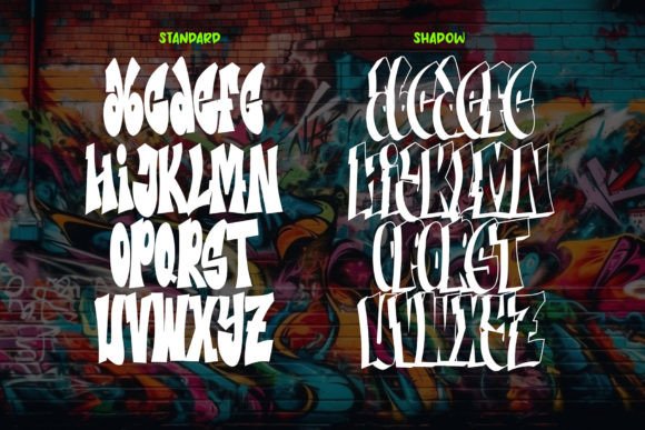 Metro Graffi Font font preview - 1