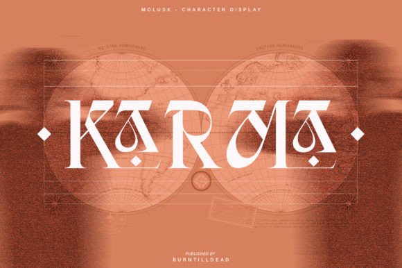 Molusk Font PNG with transparent background - Preview 1