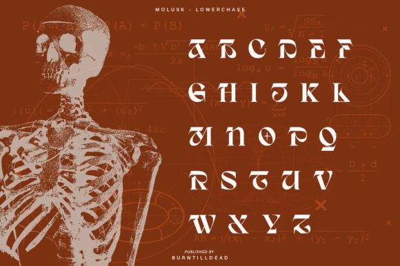 Molusk Font PNG with transparent background - Preview 4