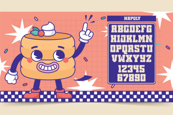 Napoly Font PNG with transparent background - Preview 5