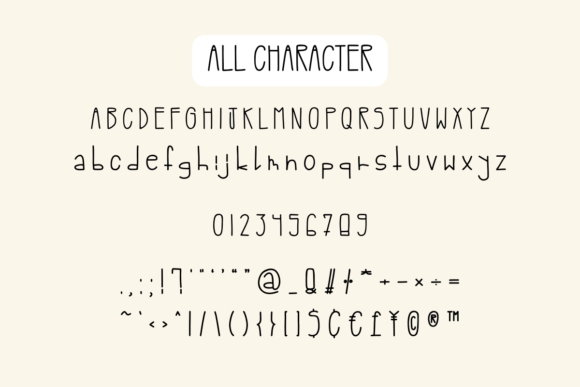 Sketch Book Font PNG with transparent background - Preview 6