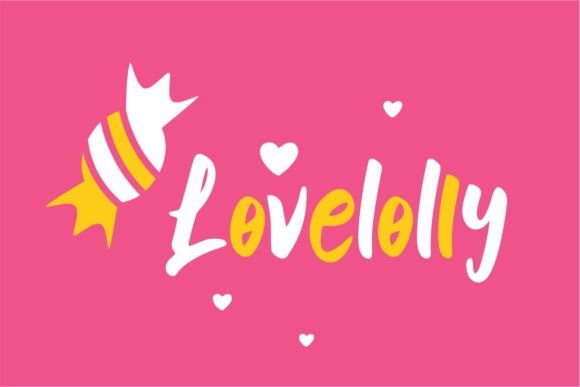 Smile Candy Font PNG with transparent background - Preview 2