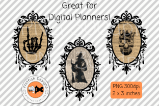 Spooky Halloween PNG Stickers Graphic by Wetfish Designs · Creative Fabrica