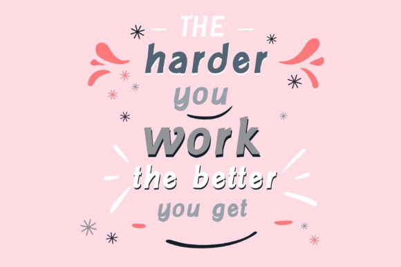 Barely Pink Font - Preview 2