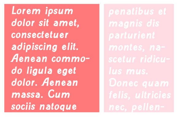 Barely Pink Font - Preview 3