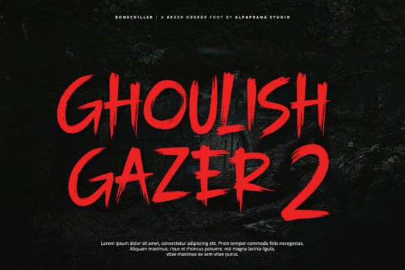 Bonechiller Font - Preview 2