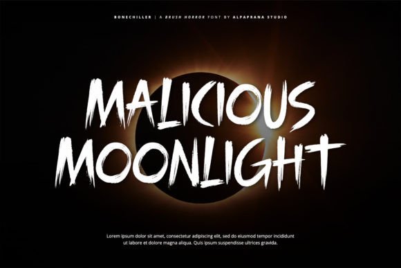 Bonechiller Font - Preview 3