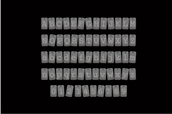 Dog Tag Font - Preview 2