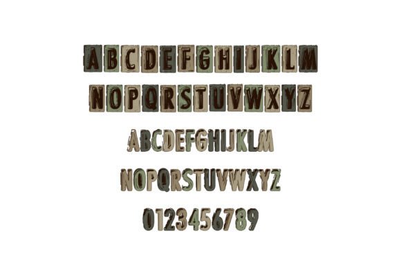 Fifties Imprint Font PNG with transparent background - Preview 1
