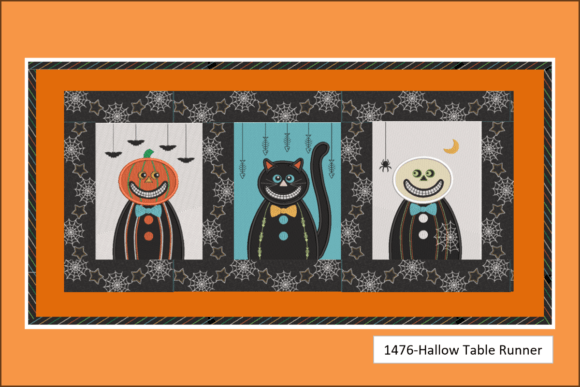 Hallow Table Runner/Wall Hanging