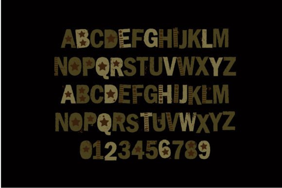Jarhead Font PNG with transparent background - Preview 2