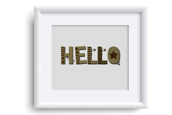 Jarhead Font PNG with transparent background - Preview 4