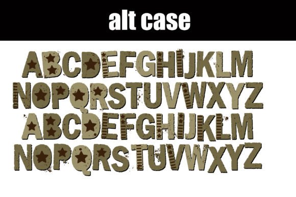 Jarhead Font PNG with transparent background - Preview 6