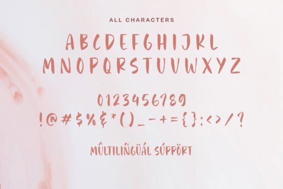 Magic Painted Font PNG with transparent background - Preview 5