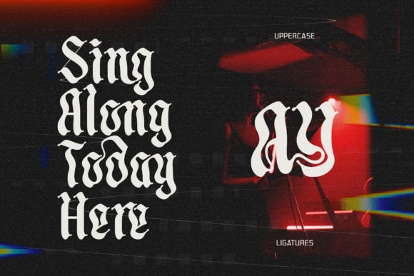 Metal Soup Font PNG with transparent background - Preview 3