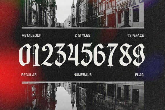 Metal Soup Font PNG with transparent background - Preview 4