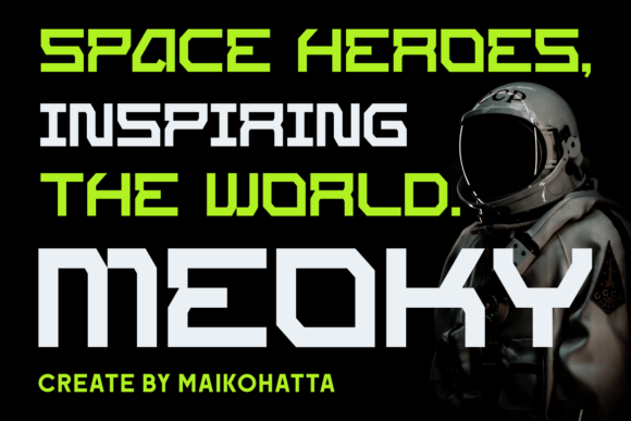 Moeky Font PNG with transparent background - Preview 1