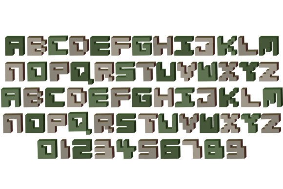 Over and out Font PNG with transparent background - Preview 1
