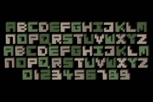 Over and out Font PNG with transparent background - Preview 2
