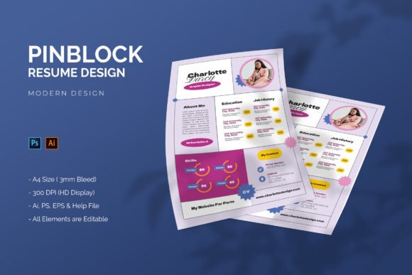 Pinblock - Resume Template
