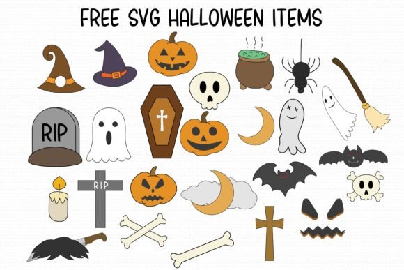 Skull Bundle Font PNG with transparent background - Preview 1