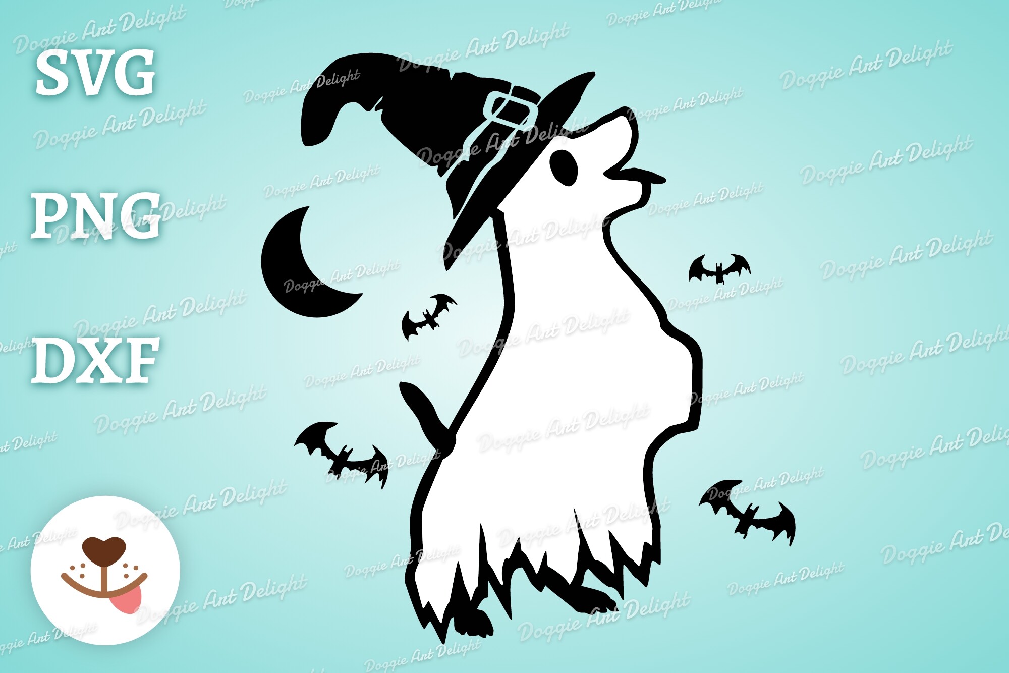 Spooky Dog Halloween Clipart Svg Png Dxf · Creative Fabrica