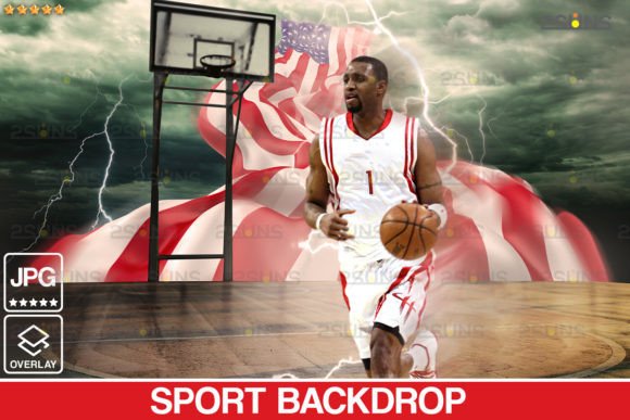 Preview of Basketball Backdrop, Sports Digital Back digital backdrop