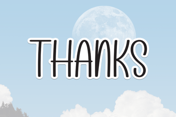 Bluemoon Font - Preview 6